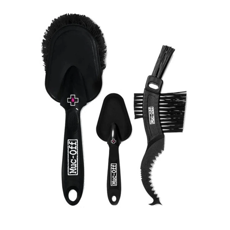 Muc-Off 3x Premium Brush Kit Brosses 3 Muc-Off 3x Premium Brush Kit Brosses