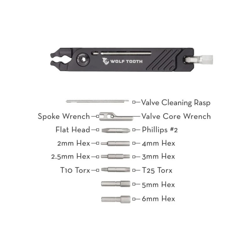 Wolf-tooth 8 Bit Pliers Multi-outils Vélo 4 Wolf-tooth 8 Bit Pliers Multi-outils Vélo – Image 2